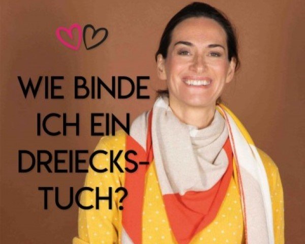 Wie binde ich ein Dreieckstuch?