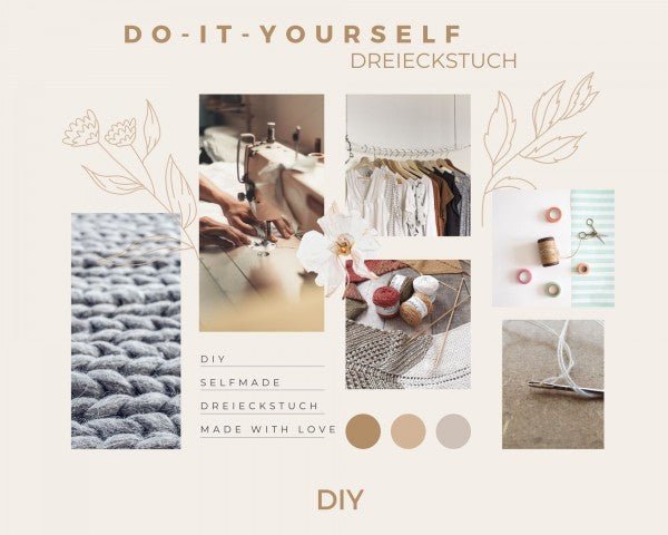 Do-it-yourself Dreieckstuch