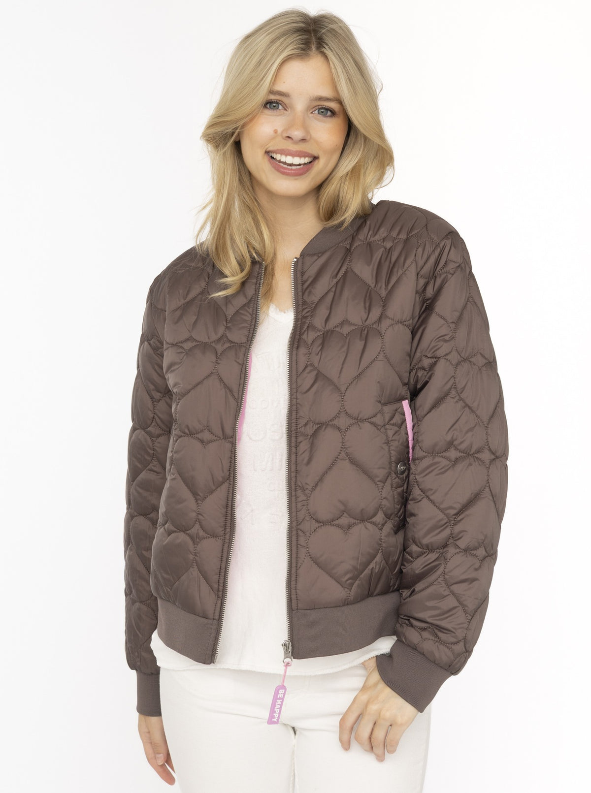 Bomberjacke "Be Happy"