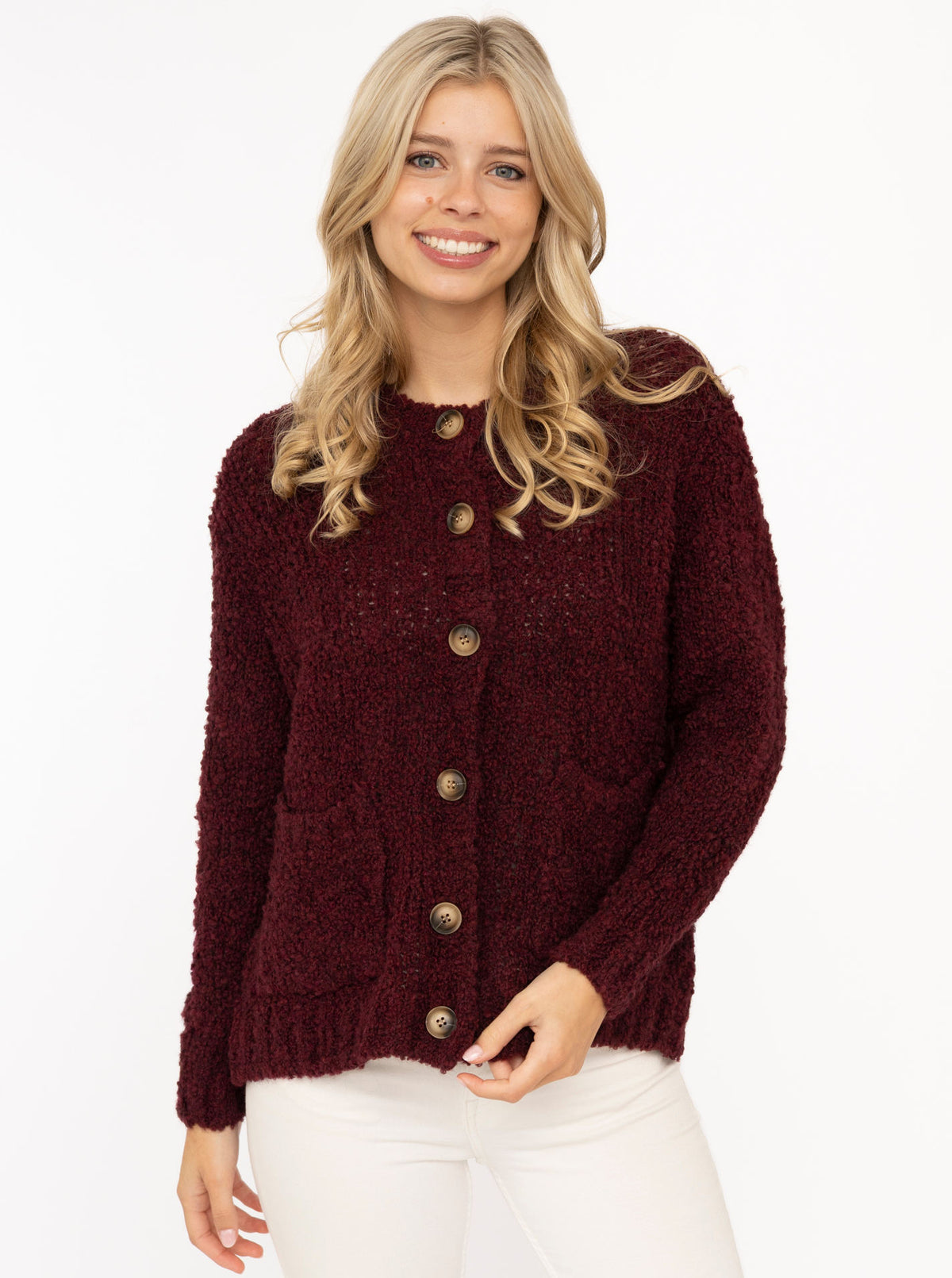 Kuschel Cardigan Wollmix "Flauschig"