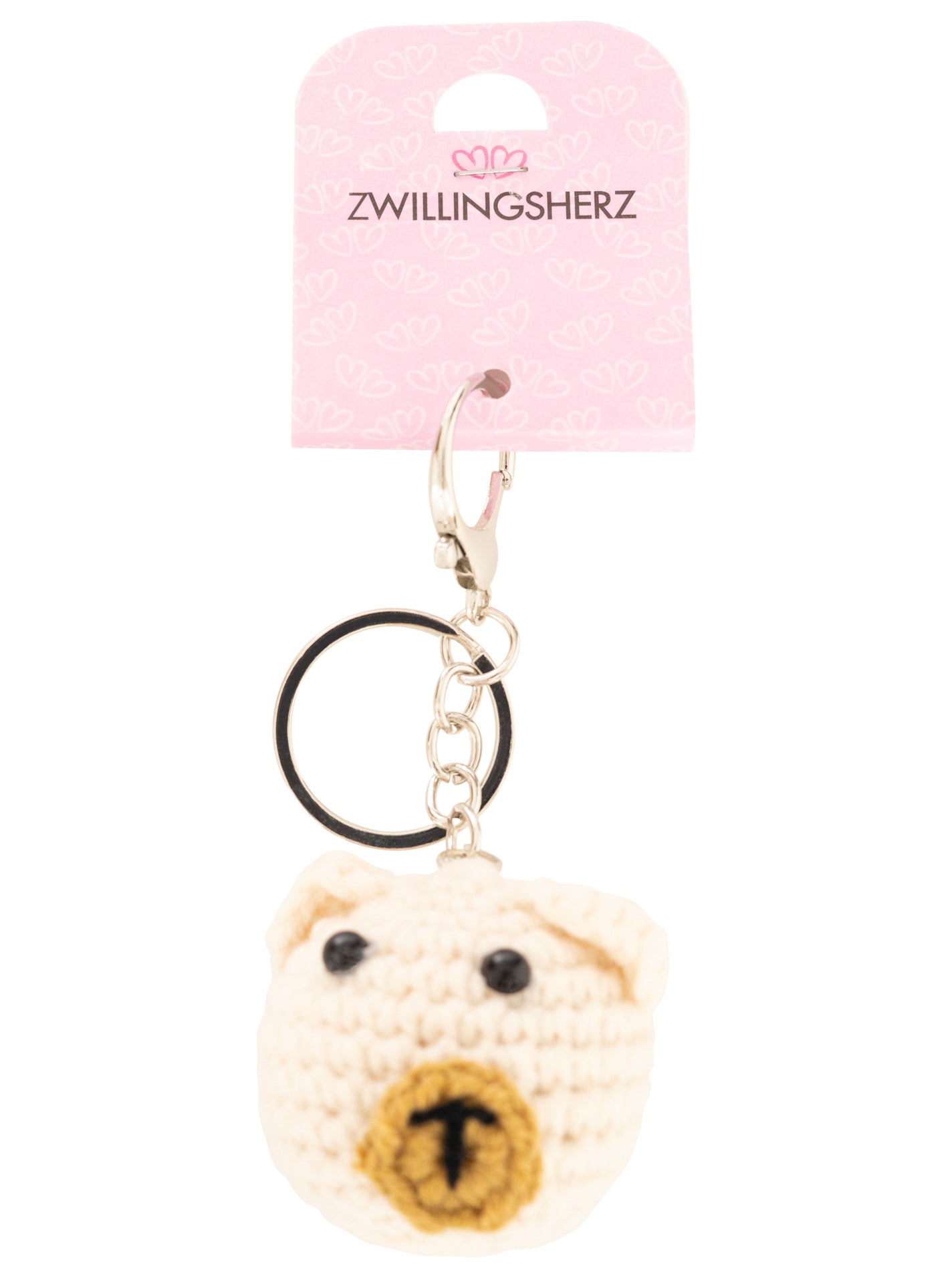 Schlüsselanhänger "Gehäkeltes Bärchen"