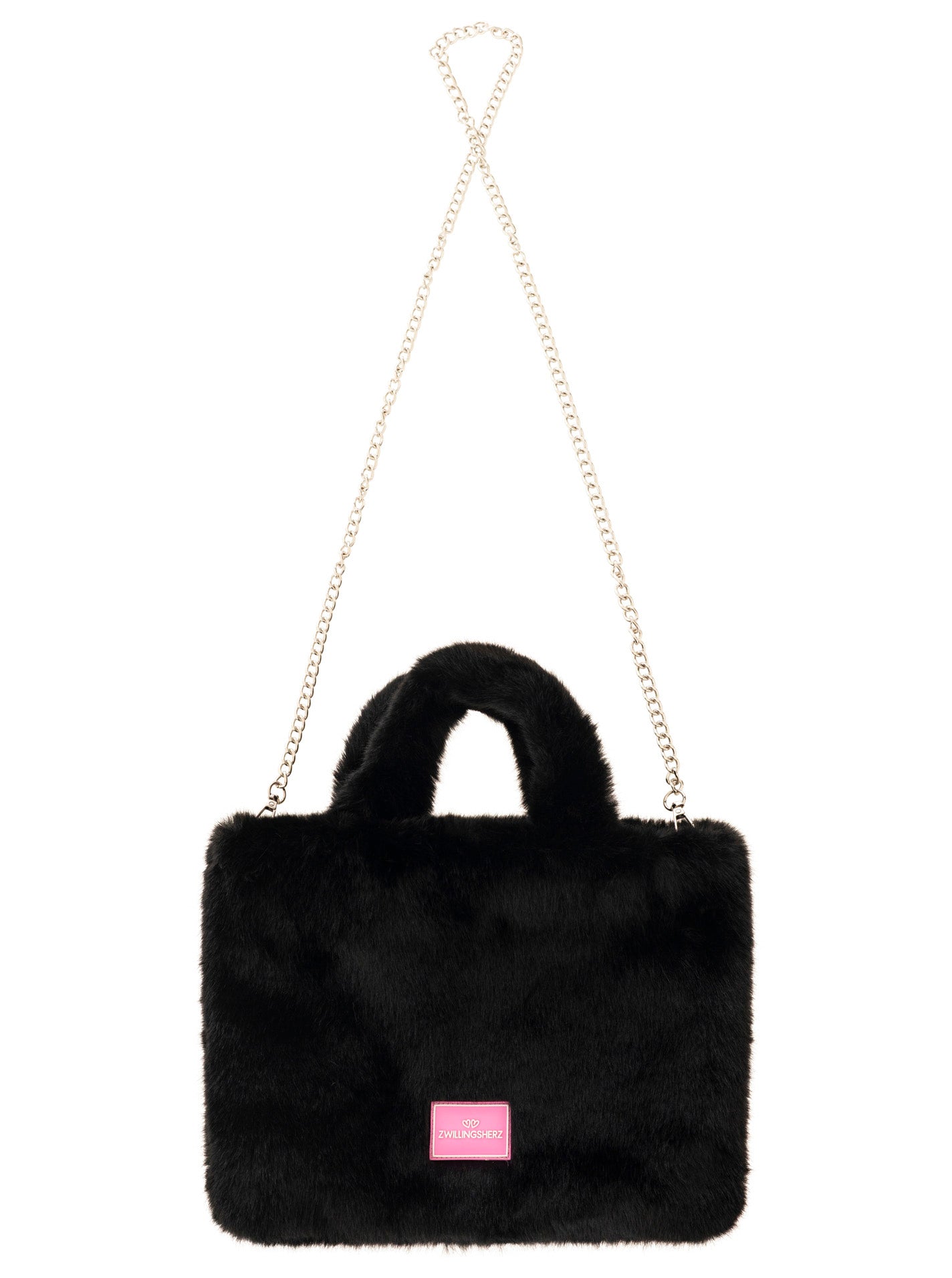 Shopper mit Tragegurt "Flauschig"
