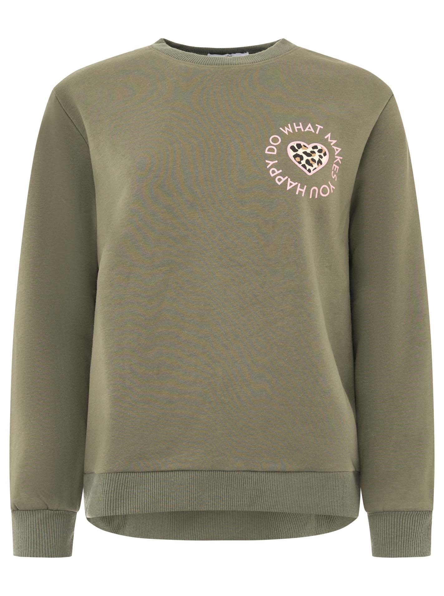 Sweatshirt "Happy Leo Lettering"