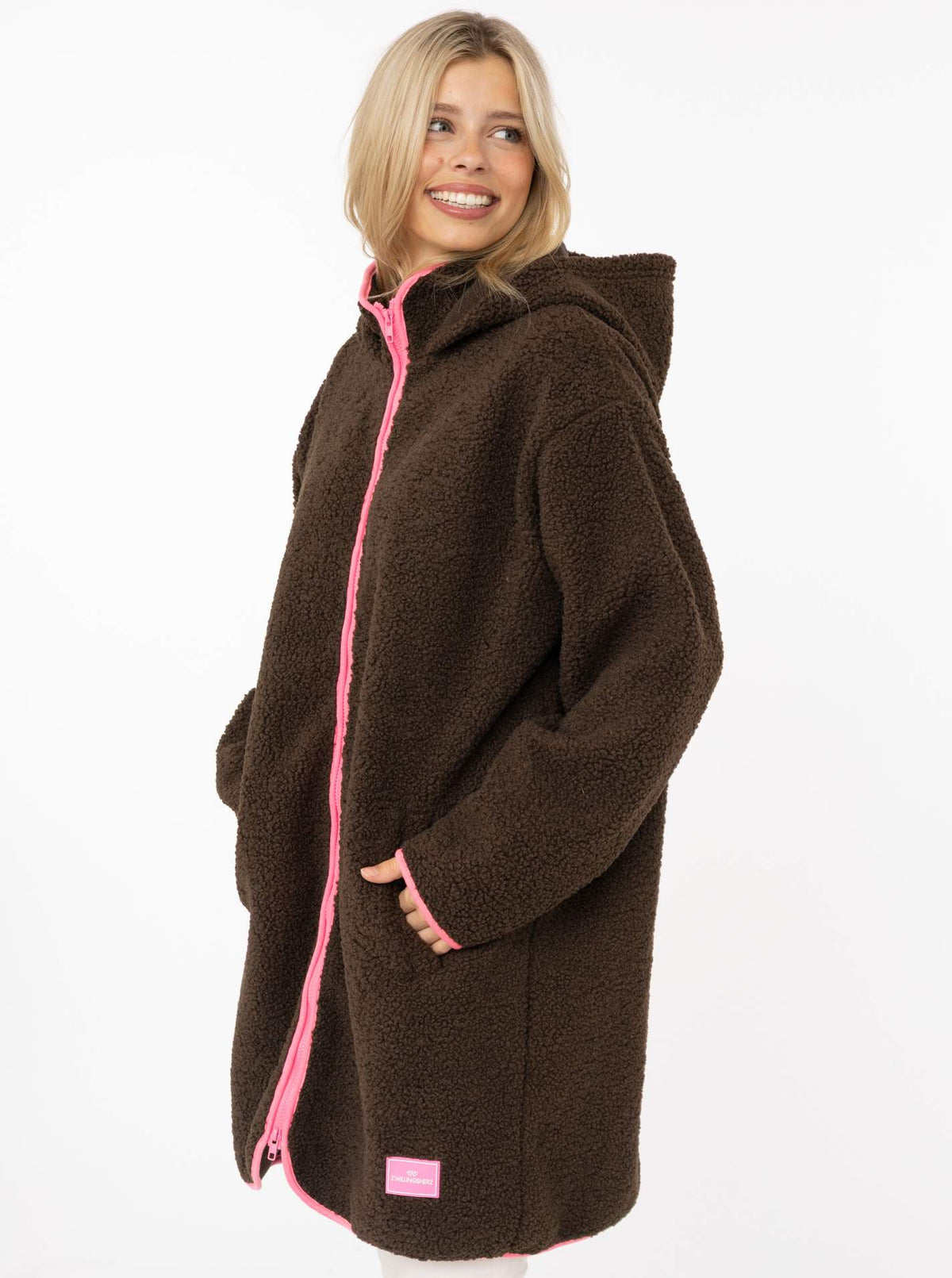 Teddy Hoodiemantel "ZH Stick"