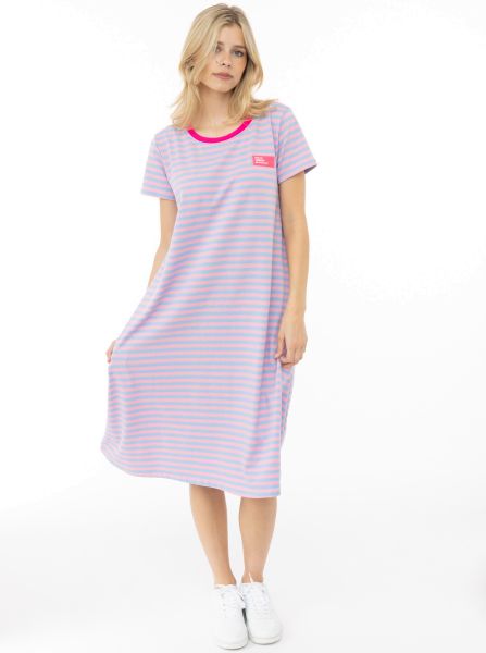 Sweat Kleid "Neon Streifen"