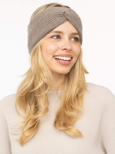 100% Cashmere Stirnband "Rippe"