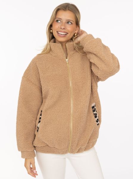 Fleece Teddy Jacke "Small Leo"
