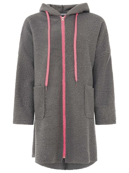 Oversize Teddy Mantel "Neon"