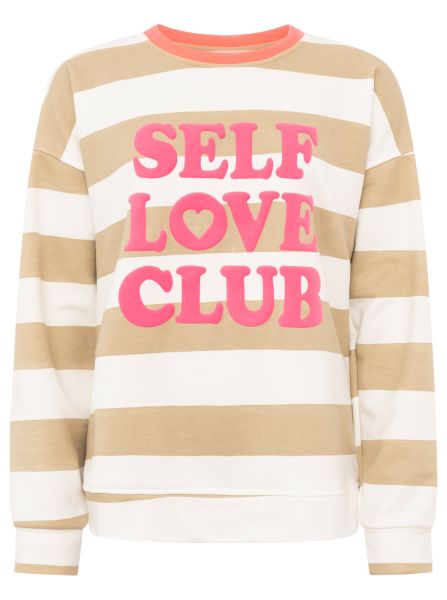 Pullover Sweat Rundhals "Self Love Club"