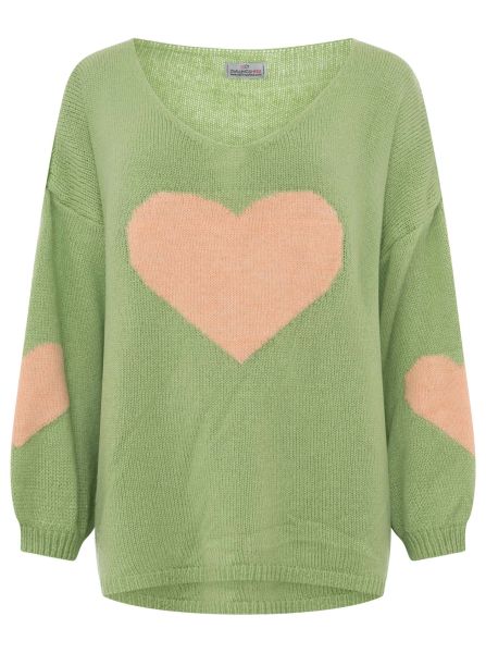 Pullover Wollmix "Großes Herz"