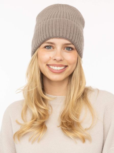 100% Cashmere Grobstrickmütze "Chunky"