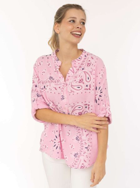 Musselin Bluse "Paisley Dreams"