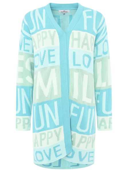 XXL Cardigan "Smile Fun Happy"