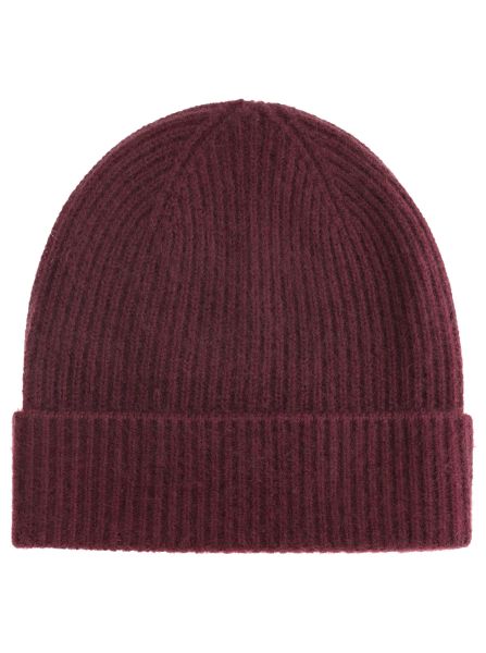 100% Kaschmir Beanie "Ribbon Pattern"