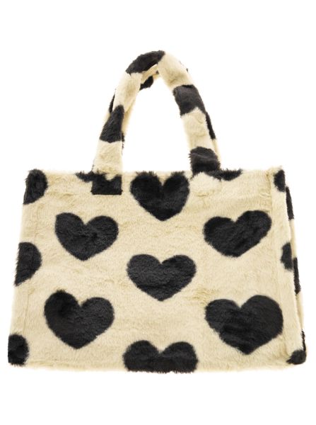 XXL Shopper Fake Fur "Herz"