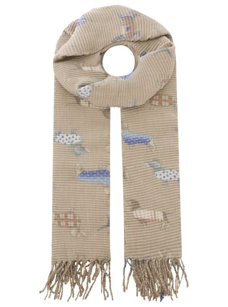 Schal "Winter Dackel"