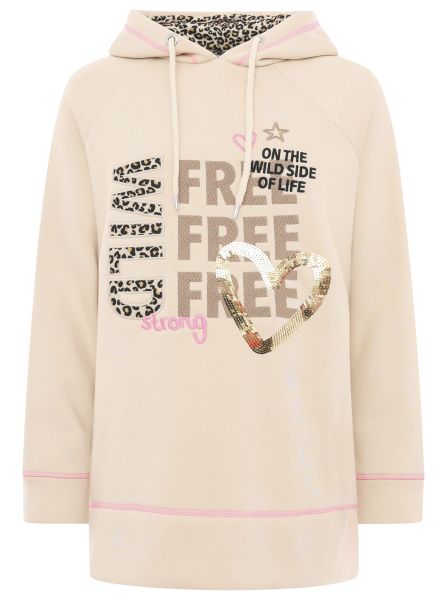 Oversized Hoodie "Wild Strong Free"