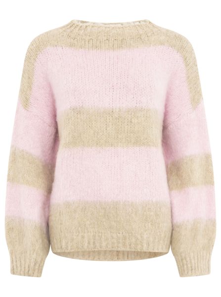 Oversize Kuschel Pullover "Streifen"