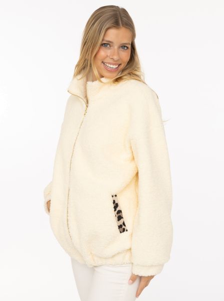 Fleece Teddy Jacke "Small Leo"