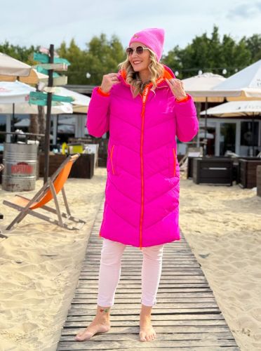 Steppmantel "Happy Vibes Strandpink"