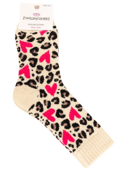 Socken "Leo & Hearts"