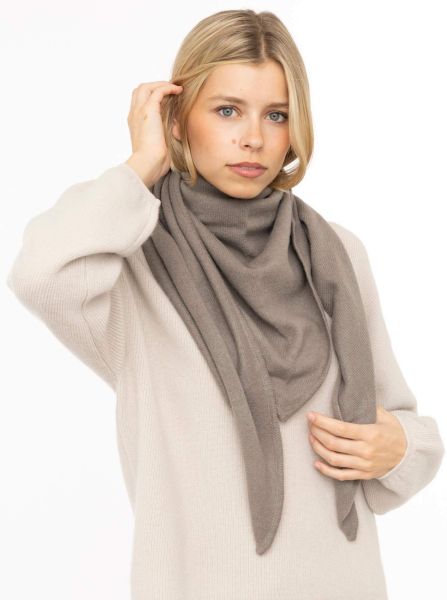 100% Cashmere Dreieckstuch "Uni"