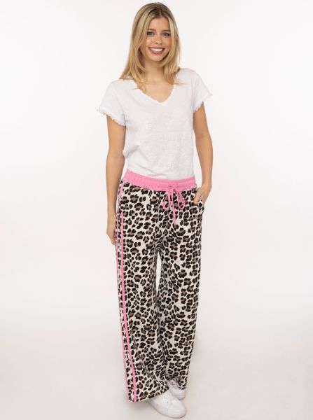 Lounge Hose "Leo mit Kontrastbund"