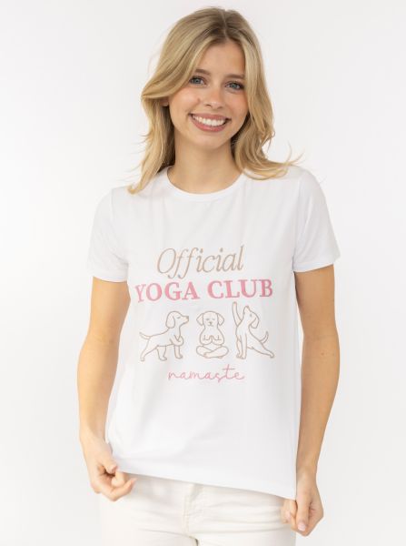 T-Shirt BW "Yoga Club"