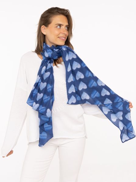 Winterschal "Große Herzen"