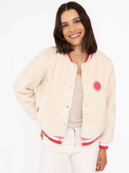 Bomberjacke Teddy "Smile Everyday"