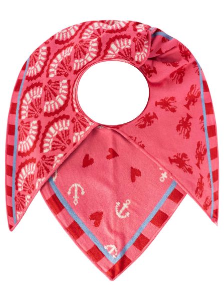 Dreieckstuch BW "Anker & Herzen"