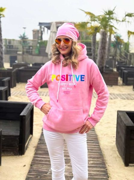 Hoodie "Positive Strandpink"