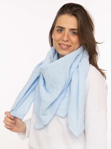 Viereckstuch Musselin "Uni"