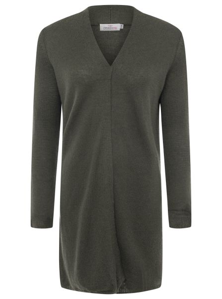 100% Kaschmir Strickjacke Lang "Uni"