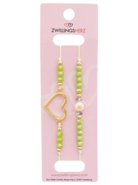 Armband "Herz & Muschel"