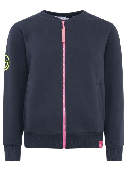 Sweatbomberjacke "Smile Regenbogen"