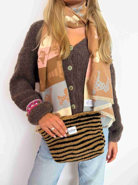 Kosmetiktasche Teddy "Streifen"