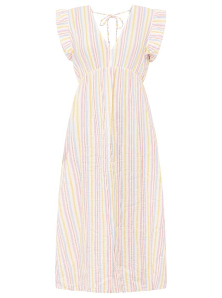 Musselin Kleid "Sommer Streifen"