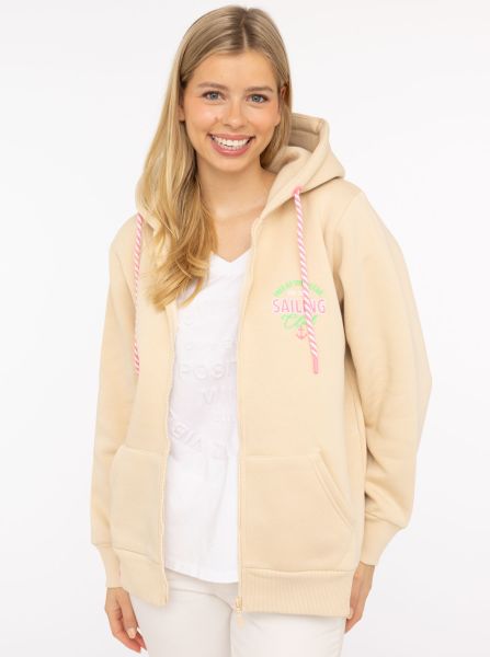 Hoodiejacke "Sailing Club"