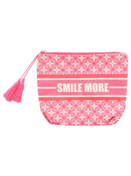 Kosmetiktasche "Smile More"