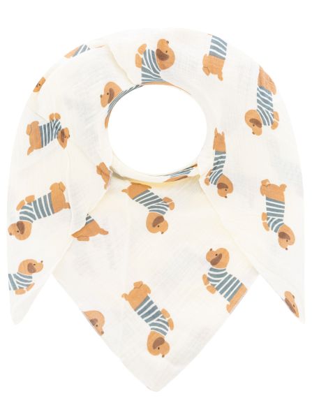 Dreieckstuch Musselin "Kleiner Dackel"