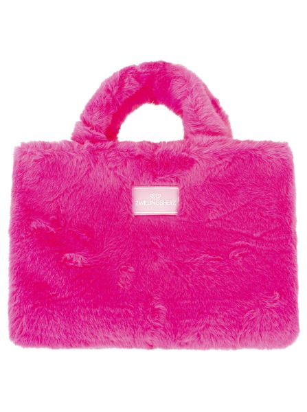 Shopper Klein "Fake Fur & Patch"