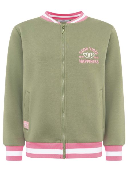 Sweatbomberjacke "College"