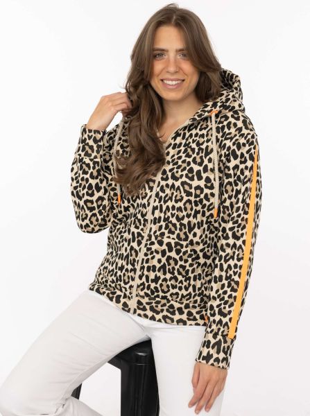 Hoodiejacke "Leo Stripe"