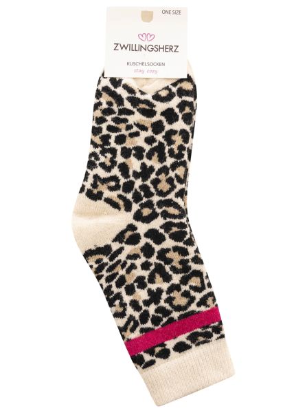 Kuschelsocken "Leo & Streifen"