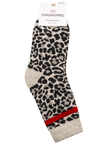 Kuschelsocken "Leo & Streifen"