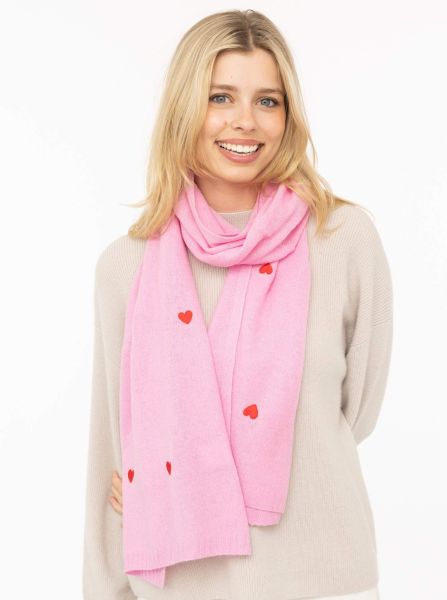 100% Cashmere Schal "Herzchen"