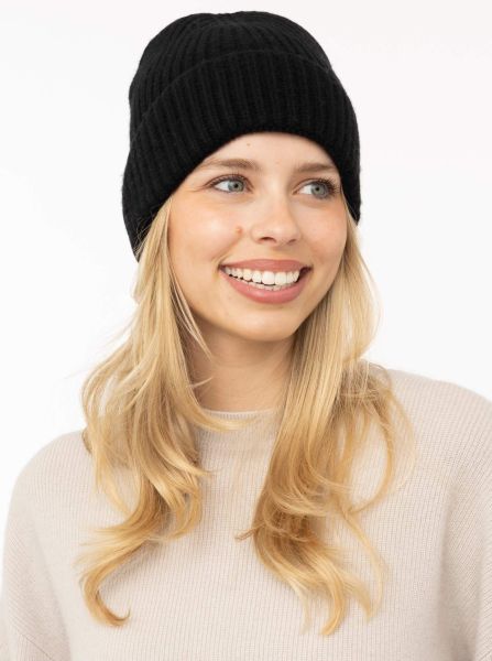 100% Cashmere Grobstrickmütze "Chunky"