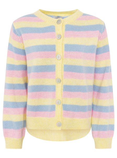 Cardigan Wollmix "Bunte Streifen"