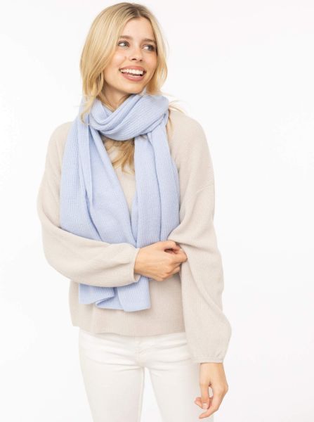 100% Cashmere Gerippter Schal "Cozy"